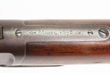 c1889 mfr. Antique WINCHESTER Model 1873 .32-20 WCF Lever Action Rifle Octagonal Barrel, Crescent Butt Plate - 21 of 25