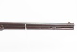 c1889 mfr. Antique WINCHESTER Model 1873 .32-20 WCF Lever Action Rifle Octagonal Barrel, Crescent Butt Plate - 3 of 25