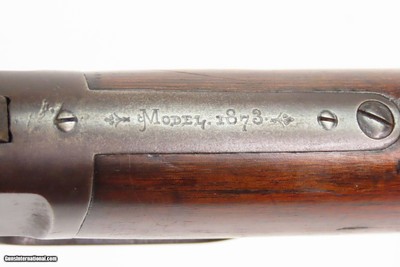 c1889 mfr. Antique WINCHESTER Model 1873 .32-20 WCF Lever Action Rifle Octagonal Barrel, Crescent Butt Plate - Image 21 of 25