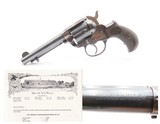 AMERICAN EXPRESS CO. COLT Model 1877 “Lightning” .38 Revolver C&R c1899 mfr 1899 FACTORY LETTERED AMEX - 18 of 21
