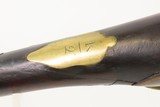 British TOWER Marked Antique INDIA Pattern BROWN BESS .75 FLINTLOCK Musket
NAPOLEONIC WARS Era Musket with “GR” ROYAL CIPHER - 23 of 25