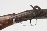 Brass TACK DECORATED Antique NATIVE AMERICAN .38 Back Action “BLANKET GUN”
Possibly EARLY FRONTIER Indian Trade Gun - 5 of 22