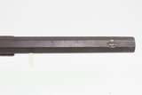 Brass TACK DECORATED Antique NATIVE AMERICAN .38 Back Action “BLANKET GUN”
Possibly EARLY FRONTIER Indian Trade Gun - 12 of 22