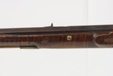 Brass TACK DECORATED Antique NATIVE AMERICAN .38 Back Action “BLANKET GUN”
Possibly EARLY FRONTIER Indian Trade Gun - 18 of 22