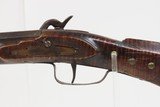 Brass TACK DECORATED Antique NATIVE AMERICAN .38 Back Action “BLANKET GUN”
Possibly EARLY FRONTIER Indian Trade Gun - 19 of 22