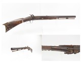 Brass TACK DECORATED Antique NATIVE AMERICAN .38 Back Action “BLANKET GUN”
Possibly EARLY FRONTIER Indian Trade Gun - 1 of 22