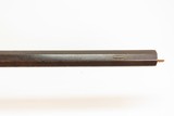 Mid-1800s Antique AMERICAN Half Stock Percussion HOMESTEAD/HUNTING Rifle
“J. HENRY” Marked GAME GETTING Rifle w/SET TRIGGER - 16 of 25