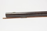 Mid-1800s Antique AMERICAN Half Stock Percussion HOMESTEAD/HUNTING Rifle
“J. HENRY” Marked GAME GETTING Rifle w/SET TRIGGER - 25 of 25