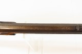 Mid-1800s Antique AMERICAN Half Stock Percussion HOMESTEAD/HUNTING Rifle
“J. HENRY” Marked GAME GETTING Rifle w/SET TRIGGER - 19 of 25