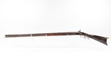 Mid-1800s Antique AMERICAN Half Stock Percussion HOMESTEAD/HUNTING Rifle
“J. HENRY” Marked GAME GETTING Rifle w/SET TRIGGER - 24 of 25
