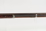 Mid-1800s Antique AMERICAN Half Stock Percussion HOMESTEAD/HUNTING Rifle
“J. HENRY” Marked GAME GETTING Rifle w/SET TRIGGER - 4 of 25