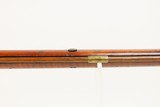 ENGRAVED Antique RIDDLE Percussion OCTAGON BARREL Pennsylvania LONG RIFLE
AMERICAN Single Barrel FOWLING Piece BRASS HARDWARE - 10 of 24