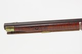 ENGRAVED Antique RIDDLE Percussion OCTAGON BARREL Pennsylvania LONG RIFLE
AMERICAN Single Barrel FOWLING Piece BRASS HARDWARE - 20 of 24