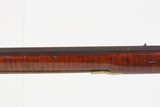 ENGRAVED Antique RIDDLE Percussion OCTAGON BARREL Pennsylvania LONG RIFLE
AMERICAN Single Barrel FOWLING Piece BRASS HARDWARE - 22 of 24