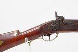ENGRAVED Antique RIDDLE Percussion OCTAGON BARREL Pennsylvania LONG RIFLE
AMERICAN Single Barrel FOWLING Piece BRASS HARDWARE - 5 of 24
