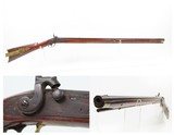 ENGRAVED Antique RIDDLE Percussion OCTAGON BARREL Pennsylvania LONG RIFLE
AMERICAN Single Barrel FOWLING Piece BRASS HARDWARE - 1 of 24