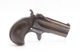 REMINGTON ARMS-U.M.C. Model 95 O/U Double DERINGER Type III .41 C&R Pistol
Long-Lived American OVER/UNDER Conceal & Carry - 6 of 17
