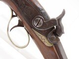 ENGRAVED/SILVER Mounted Antique DERRINGER Percussion Pistol DERINGEE Marked Period Copy of Henry Deringer’s Famous Pistol - 4 of 18