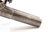 18th Century European DOUBLE BARREL FLINTLOCK Pistol 35 Caliber SILVER WIRE SxS Defensive Sidearm with Engraved Panoplies - 18 of 18