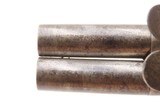 18th Century European DOUBLE BARREL FLINTLOCK Pistol 35 Caliber SILVER WIRE SxS Defensive Sidearm with Engraved Panoplies - 9 of 18
