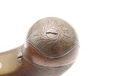 Antique BRITISH BLISSETT BRASS Frame FLINTLOCK Pistol SILVER ACCENTS .38
ENGRAVED w/SILVER POMMEL CAP & ESCUTCHEON - 1 of 17