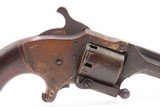 PostCIVIL WAR Antique CONNECTICUT ARMS CO Pocket Model Revolver .28 CUPFIRE Rare and Unique Cartridge Design - 16 of 17