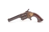 PostCIVIL WAR Antique CONNECTICUT ARMS CO Pocket Model Revolver .28 CUPFIRE Rare and Unique Cartridge Design - 2 of 17