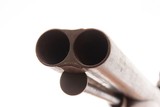 Antique HOWDAH Pistol by BORDONI DOUBLE BARREL .58 Percussion BRESCIA ITALY LARGE SxS FIGHTING SIDEARM - 10 of 19
