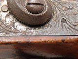 Antique HOWDAH Pistol by BORDONI DOUBLE BARREL .58 Percussion BRESCIA ITALY LARGE SxS FIGHTING SIDEARM - 19 of 19