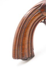 Antique HOWDAH Pistol by BORDONI DOUBLE BARREL .58 Percussion BRESCIA ITALY LARGE SxS FIGHTING SIDEARM - 15 of 19