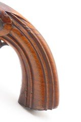 Antique HOWDAH Pistol by BORDONI DOUBLE BARREL .58 Percussion BRESCIA ITALY LARGE SxS FIGHTING SIDEARM - 3 of 19