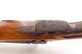 Antique HOWDAH Pistol by BORDONI DOUBLE BARREL .58 Percussion BRESCIA ITALY LARGE SxS FIGHTING SIDEARM - 12 of 19