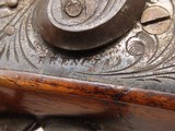 Antique HOWDAH Pistol by BORDONI DOUBLE BARREL .58 Percussion BRESCIA ITALY LARGE SxS FIGHTING SIDEARM - 18 of 19
