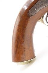 19th Century European HOWDAH Pistol DAMASCUS SxS BARRELS .65 Percussion
Side by Side Large Bore Sidearm - 14 of 16