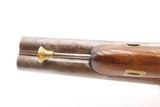 19th Century European HOWDAH Pistol DAMASCUS SxS BARRELS .65 Percussion
Side by Side Large Bore Sidearm - 12 of 16