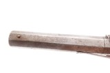 British ENGRAVED Antique BOXLOCK .54 Percussion POCKET Pistol “MANSTOPPER” BIRMINGHAM PROOFED Mid-1800s SELF DEFENSE Pistol - 10 of 18
