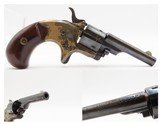 FINE 1876 mfr. Antique COLT OPEN TOP POCKET Revolver .22 Short Black Powder Colt’s Answer to Smith & Wesson’s No. 1 Revolver - 1 of 19