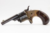FINE 1876 mfr. Antique COLT OPEN TOP POCKET Revolver .22 Short Black Powder Colt’s Answer to Smith & Wesson’s No. 1 Revolver - 14 of 19