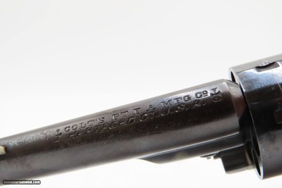 FINE 1876 mfr. Antique COLT OPEN TOP POCKET Revolver .22 Short Black Powder Colt’s Answer to Smith & Wesson’s No. 1 Revolver - Image 13 of 19