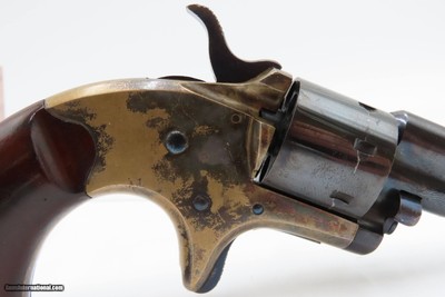 FINE 1876 mfr. Antique COLT OPEN TOP POCKET Revolver .22 Short Black Powder Colt’s Answer to Smith & Wesson’s No. 1 Revolver - Image 4 of 19