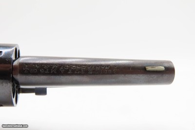 FINE 1876 mfr. Antique COLT OPEN TOP POCKET Revolver .22 Short Black Powder Colt’s Answer to Smith & Wesson’s No. 1 Revolver - Image 9 of 19