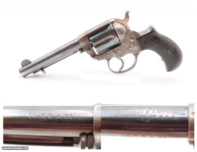 1902 mfr. COLT Model 1877 LIGHTNING Revolver C&R DOC HOLLIDAY BILLY the KID .38 Cal. Early Colt Double Action!