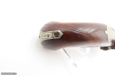 GERMAN SILVER Antique C. CURRY Agent DERINGER .44 Percussion POCKET PistolInfamous POCKET Pistol that Assassinated LINCOLN - Image 9 of 11