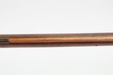 Antique R & WC BIDDLE Percussion FULL STOCK Percussion BRASS INLAID Shotgun Engraved LONG BARRELED Single Barrel Fowling Gun - 11 of 25