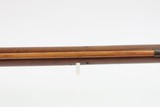 Antique R & WC BIDDLE Percussion FULL STOCK Percussion BRASS INLAID Shotgun Engraved LONG BARRELED Single Barrel Fowling Gun - 12 of 25