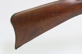 Antique R & WC BIDDLE Percussion FULL STOCK Percussion BRASS INLAID Shotgun Engraved LONG BARRELED Single Barrel Fowling Gun - 8 of 25