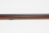 Antique R & WC BIDDLE Percussion FULL STOCK Percussion BRASS INLAID Shotgun Engraved LONG BARRELED Single Barrel Fowling Gun - 4 of 25