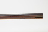 Antique R & WC BIDDLE Percussion FULL STOCK Percussion BRASS INLAID Shotgun Engraved LONG BARRELED Single Barrel Fowling Gun - 3 of 25