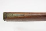 Antique R & WC BIDDLE Percussion FULL STOCK Percussion BRASS INLAID Shotgun Engraved LONG BARRELED Single Barrel Fowling Gun - 23 of 25