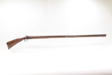Antique R & WC BIDDLE Percussion FULL STOCK Percussion BRASS INLAID Shotgun Engraved LONG BARRELED Single Barrel Fowling Gun - 2 of 25